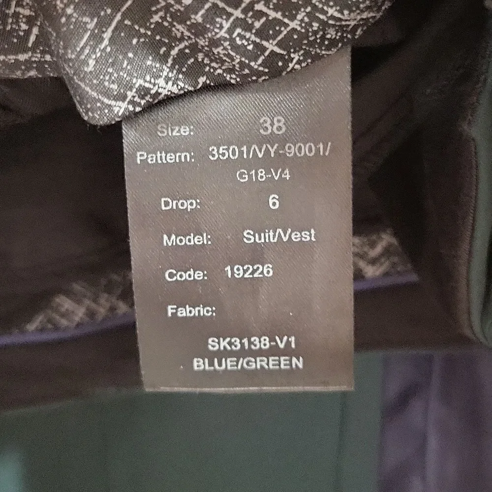 Esta Nicci floral 4 piece prom suit size 38 - Picture 16 of 16